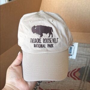 Theodore Roosevelt National Park Embroidered Khaki Baseball Cap